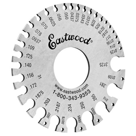 eastwood sheet metal gauge|Measuring Tools for Cars & Engines .